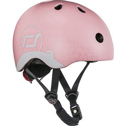 Scoot & Ride Reflective Παιδικό Κράνος Ποδηλάτου Πόλης / BMX / Dirt με Led Ροζ