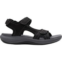 Clarks Mira Bay Αθλητικά Γυναικεία Σανδάλια Ανατομικά Μαύρα 26171412