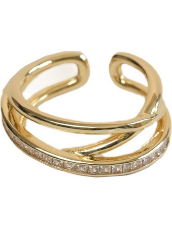 RO Accessories Γυναικείο Δαχτυλίδι Xρυσό R120