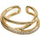 RO Accessories Γυναικείο Δαχτυλίδι Xρυσό R120