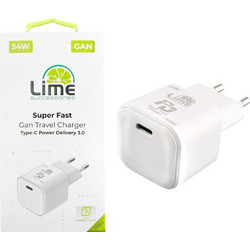 Lime LTC54W Φορτιστής χωρίς Καλώδιο 54W Quick Charge 3.0 & Power Delivery
