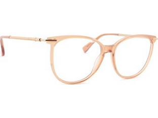 Max Mara MM5050 059 Γυναικείος Σκελετός Γυαλιών Οράσεως Κοκάλινος Μεταλλικός Χρυσός Μπεζ