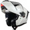 Pilot Helmets Zero SV White Pearl Gloss Κράνος Μηχανής Flip-Up 1700gr