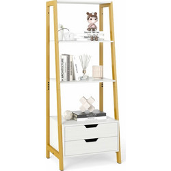 Costway Βιβλιοθήκη 52x39.5x134cm JV12654WH