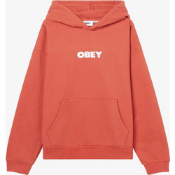 Obey Bold Ανδρικό Φούτερ με Κουκούλα & Τσέπες Κοραλί 112470226-MIR