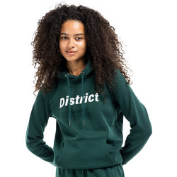 District75 Γυναικείο Φούτερ με Κουκούλα & Τσέπες Κυπαρισσί 224WHO-193-061
