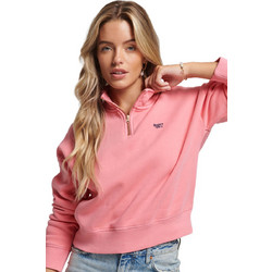 Superdry Henley Γυναικείο Αθλητικό Φούτερ Φούξια W2011871A-9VN