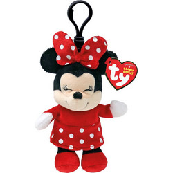 Ty Beanie Babies Disney Minnie Mouse με Κλιπ 8.5cm