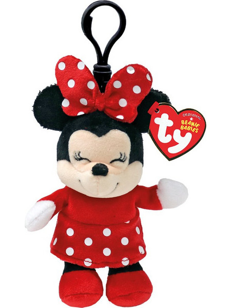 Ty Beanie Babies Disney Minnie Mouse με Κλιπ 8.5cm