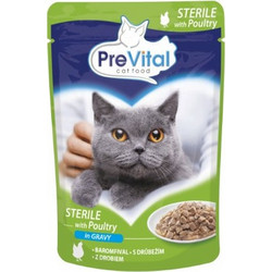 Prevital Adult Sterile with Poultry in Gravy 100gr