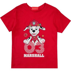 Beboulino Paw Patrol Marshal Παιδικό T-Shirt Κοντομάνικο Κόκκινο 80102470003