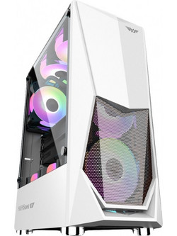 Armaggeddon Tritron 1 White Gaming Midi Tower Κουτί Υπολογιστή με Πλαϊνό Παράθυρο