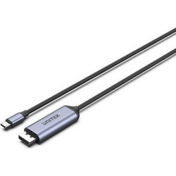 Unitek Καλώδιο DisplayPort 1.4 to USB-C Male 1.8m Black V1423C