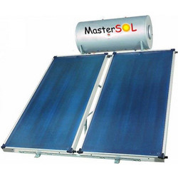 Mastersol HP-200-4 Ηλιακός Θερμοσίφωνας 200lt 4m² Γαλβανιζέ Τριπλής Ενέργειας για Αντλία Θερμότητας