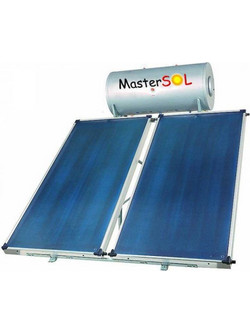Mastersol HP-200-4 Ηλιακός Θερμοσίφωνας 200lt 4m² Γαλβανιζέ Τριπλής Ενέργειας για Αντλία Θερμότητας
