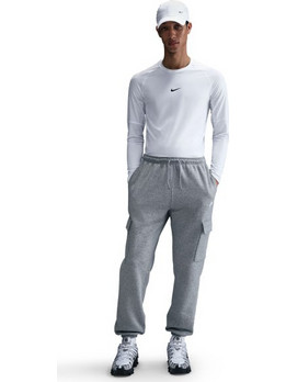 Nike Ανδρικό Παντελόνι Φόρμας με Λάστιχο Γκρι FN3805-063