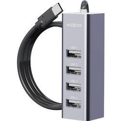 MOXOM MX-HB05 USB Hub 3.0 USB-C με 4 Θύρες USB-A