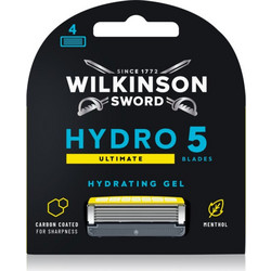 Wilkinson Sword Hydro 5 Skin Protection Advanced Ανταλλακτικές Λεπίδες με 5 Λεπίδες & Λιπαντική Ταινία 4τμχ