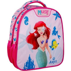 Must Disney Princess Ariel Σχολική Τσάντα Πλάτης Νηπιαγωγείου Πολύχρωμη 564746