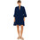 Pink Label Mini Καλοκαιρινό Καθημερινό Φόρεμα Μεταξωτό Navy Μπλε BN-284-557249