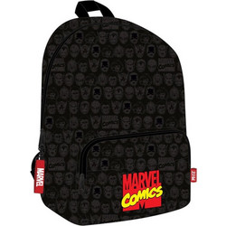 Must Marvel Comics Σχολική Τσάντα Πλάτης Γυμνασίου - Λυκείου Μαύρη 506292