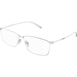 Balenciaga BB0415O 002 Ανδρικός Σκελετός Γυαλιών Οράσεως Μεταλλικός Άσπρος
