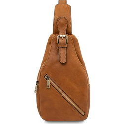 Tuscany Leather Kevin Δερμάτινη Ανδρική Τσάντα Στήθους Rusted TL142423