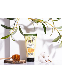 Olivin Cotton & Honey Ενυδατική Κρέμα Χεριών & Νυχιών 75ml