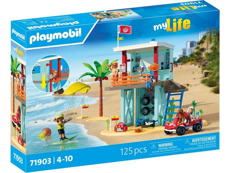 Playmobil My Life Πύργος Ναυαγοσώστη & Όχημα Παραλίας για 4-10 Ετών 71903