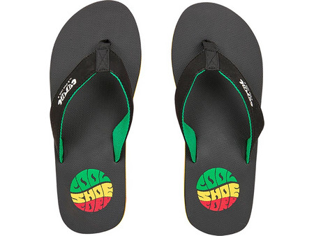Cool Ανδρικές Σαγιονάρες Μαύρες S1SLA001-RASTA
