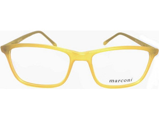 Marconi 645 C33 Ανδρικός Σκελετός Γυαλιών Οράσεως Κοκάλινος Κίτρινος