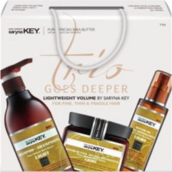Saryna Key Trio Goes Deeper Lightweight Σετ Περιποίησης Μαλλιών Λάδι 110ml + Σαμπουάν 500ml + Light Butter 500ml