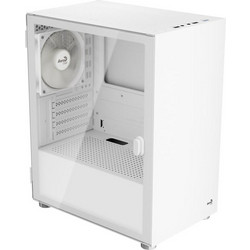 Aerocool CS-111 White Mini Tower Κουτί Υπολογιστή με Πλαϊνό Παράθυρο
