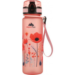 Alpintec Mood Flower Παιδικό Παγούρι Πλαστικό Κοραλί 500ml
