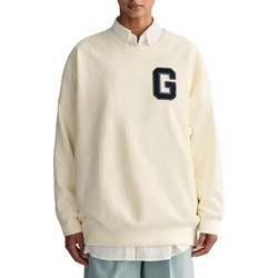 Gant Γυναικείο Φούτερ Oversized Εκρού 3GW4200738-130