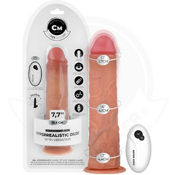 Cock Miller Hyper Vibrator Ρεαλιστικός Δονητής για Ζευγάρια με Τηλεχειριστήριο 19.5cm Flesh