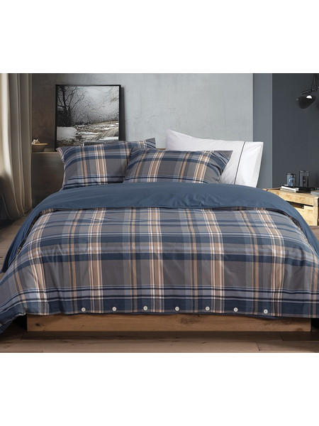 Nef-Nef Σετ Σεντόνια Υπέρδιπλα Βαμβακερά 240x270 Nau Surface Denim