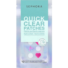 Sephora Quick Clear Επιθέματα Προσώπου για Μαύρα Στίγματα & Σπυράκια 12τμχ