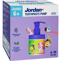 Jordan Junior 6+ Mild Fruity Παιδική Οδοντόκρεμα 150ml