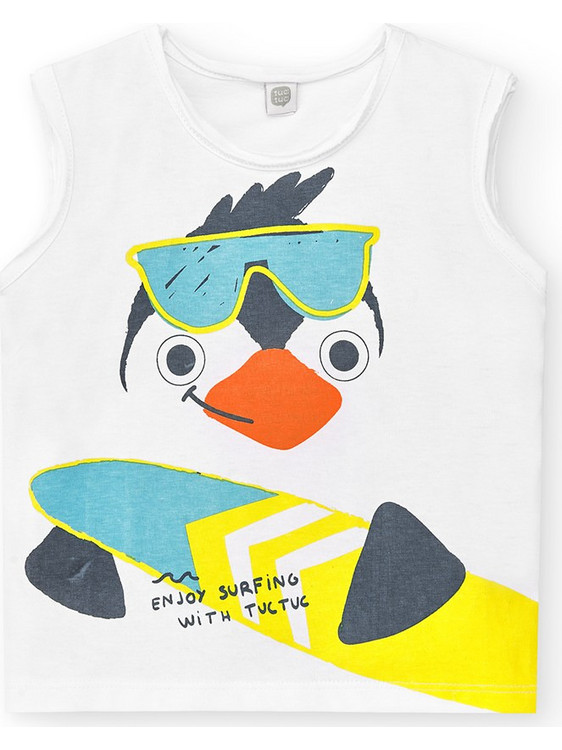 Tuc Tuc Παιδικό T-Shirt Αμάνικο Λευκό 11369636