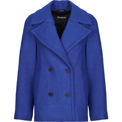 Desigual Γυναικείο Ημίπαλτο Μάλλινο Royal Blue 25WWEW11-5036