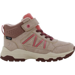 Safety Jogger Παιδικά Μποτάκια Nude Ροζ Suede Αδιάβροχα με Σκρατς & Γούνα SJ638807