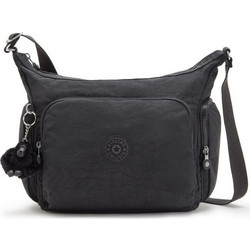 Kipling Gabb Γυναικεία Τσάντα Χιαστί Υφασμάτινη Μαύρη με Ιμάντα I5740-P39
