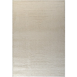 Tzikas Carpets Queen Χαλί Ορθογώνιο 133x190cm 72970-060 Λευκό Κρεμ