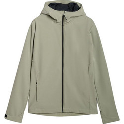 4F Ανδρικό Μπουφάν Χειμωνιάτικο Softshell Χακί 4FWSS25TSOFM324-44S