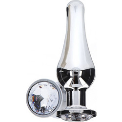 ToyJoy Bum Bijou Medium Πρωκτική Σφήνα Diamond Plug Ασημί D-243828