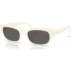Vogue VO5669S 3167 Ανδρικά Γυαλιά Ηλίου Cat Eye Κοκάλινα Λευκά με Μαύρο Φακό