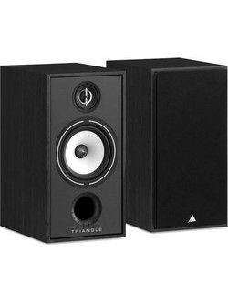 Triangle BR04 Ζεύγος Ηχείων Hi-Fi Βιβλιοθήκης 130W 2 Δρόμων Black
