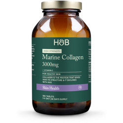 Holland & Barrett Marine Collagen 3000mg Skin Health με Βιταμίνη C 180 Ταμπλέτες