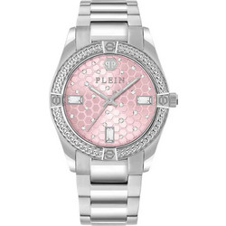 Philipp Plein Icon Γυναικείο Ρολόι με Ασημί Μεταλλικό Μπρασελέ PW1FA0125